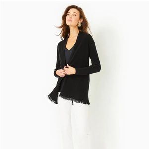 Lilly Pulitzer Black Cashmere Cardigan